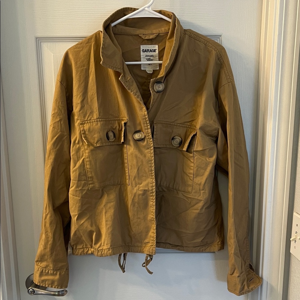 Garage women’s brown utility jacket  size L